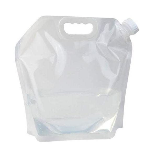 【並行輸入品】折りたたみ ポータブル 5L 水袋 《5L》 《クリア》 ウォータータンク ウォーターバッグ 5リットル 給水袋 防災 非常用 .