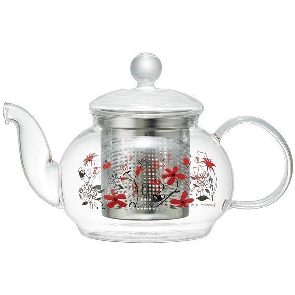 スケーター 耐熱ガラスティーポット ハローキティ 茶こし付き うめのやonline 通販 Yahoo ショッピング