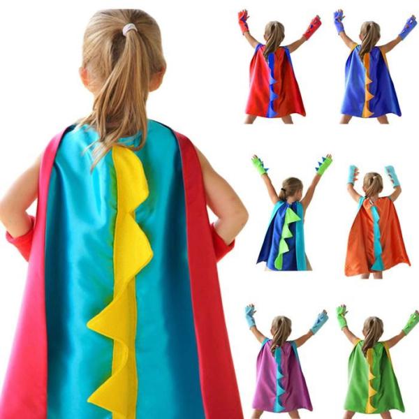 ハロウィン コスプレ 子ども 恐竜 マント リストバンド 2点セット 子供 キッズ 仮装 可愛い COSPLAY コスチューム 服 衣装 おもしろ