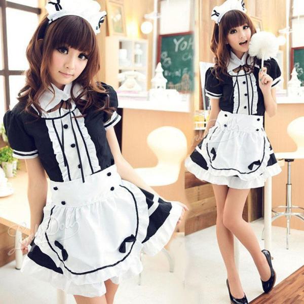 ハロウィン 衣装メイド服 コスプレ 魔女 メイドコスプレコスチューム 女王 巫女仮装 ロングワンピースレディース ドレス レース 可愛い