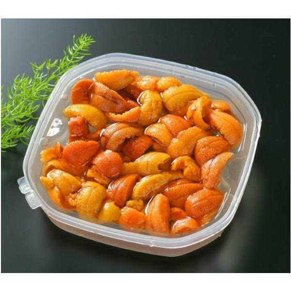 [Release date: January 8, 2026]北海道渡島産高級バフンウニ　塩水パック　１００ｇ渡島の豊富な海藻を食べて育ったウニは濃厚でクリーミーな特徴でとても人気があります。塩水ウニは無添加で賞味期限が短めです。到着後、で...