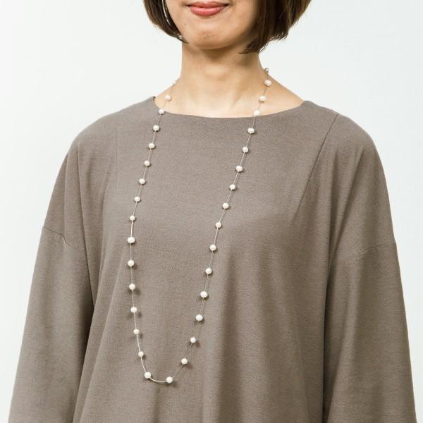 栗原はるみ ファッション雑貨 ギフト包装可 淡水パールステーションネックレス 栗原 はるみ キッチン 家族 一人暮らし 新生活 母の日 お中元 Sim 1993 公式 栗原はるみweb通販yahoo 店 通販 Yahoo ショッピング