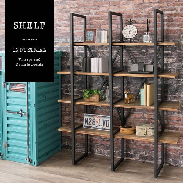 シェルフ INDUSTRIAL(インダストリアル) 収納家具 本棚 ラック シェルフ INDUSTRIAL(インダストリアル) 収納家具 本棚 ラック