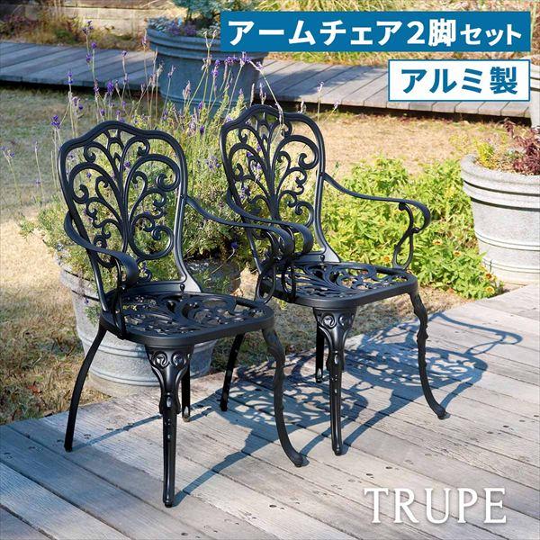 展示品■emu■イタリア■Ala■ガーデンチェア■2脚セットガーデンファニチャー アルミ製アームチェア2脚セット「トルペ」 庭 ガーデニング ガーデン