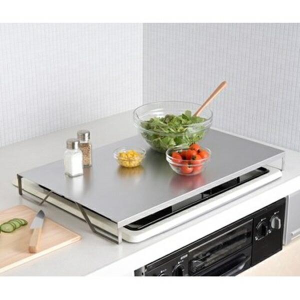 キッチン 台所用品 台所用品 燕三良品 ステンレスコンロカバー 4452 カバー スペース 増やす キッチン キッチン拡張 拡張 台所 広く 完成品 バリュー家具 ゆとり生活研究所 通販 Yahoo ショッピング