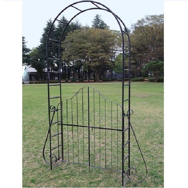 門扉付アーチ1型 ガーデニング お洒落 庭 アイアン イングリッシュガーデン 門 アーチ 6012 バリュー家具 ゆとり生活研究所 通販 Yahoo ショッピング
