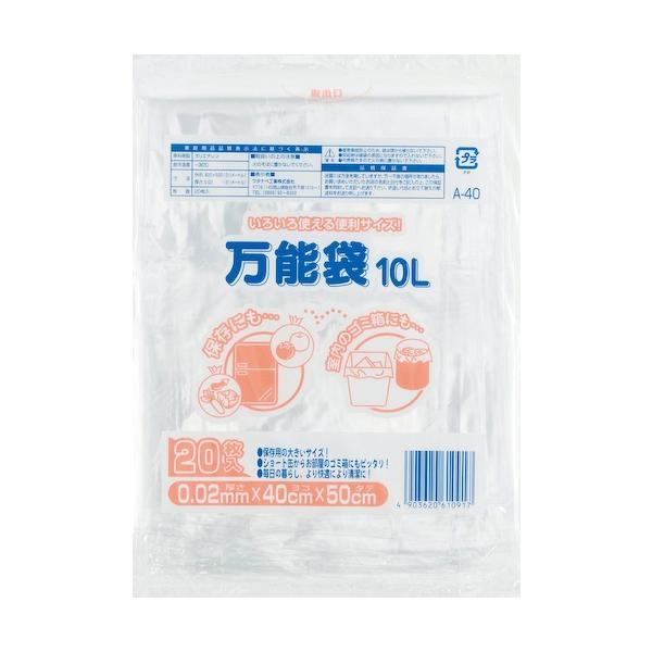 特長●保存用の大きいサイズで、ショート缶にもお部屋のゴミ箱にもぴったりです。●0.02×400×500質量・質量単位●145.0g【メーカー名】ワタナベ工業（株）【メーカー品番】A-40