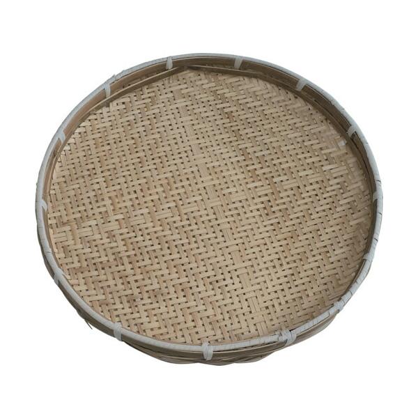 特長●竹製の底の浅いざるです。用途●梅干しを作る際に梅を干すのに使用するざるです。●魚や山菜、きのこなどを干すにも使用出来ます。仕様●高さ(mm)：40●直径(mm)：530●Φ５３ｃｍ　高さ４ｃｍ材質●竹質量・質量単位●400.0g注意事...