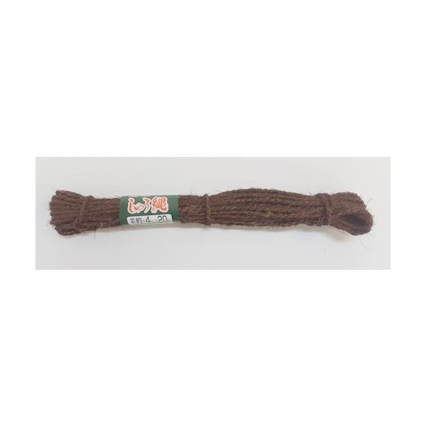 加藤伝蔵商店　伝蔵　棕櫚縄20ｍ茶4ｍｍ　【品番：K107】