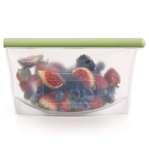 ●立てて保存が出来る！漏れないシリコンバッグたくさん買いすぎた野菜やフルーツの冷凍保存にも便利！中身が見えるので何が入っているかもすぐ分かるシリコンバッグ●野菜やフルーツの保存に！底のマチがあって自立するので、食べ物も液体も入れやすい！密閉...