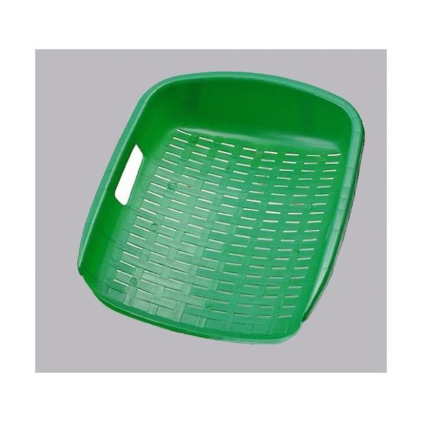 特長●底部の穴から細かい砂や水が落とせます。用途●落ち葉拾いなどに仕様●色：緑●幅(mm)：400●奥行(mm)：420●高さ(mm)：120材質●PP質量・質量単位●420.0g【メーカー名】八ツ矢工業（株）【メーカー品番】56540