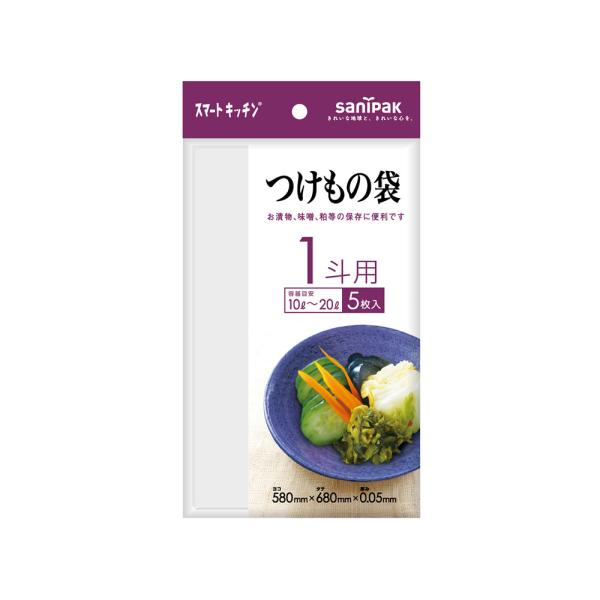 ●つけもの樽を汚さずに使用できる1斗樽用 つけもの袋 透明 5枚です。●スマートキッチンは、キッチン周りでの使用を想定したポリ袋シリーズの名称です。●1斗用の角樽・丸樽にピッタリなポリ袋です。●つけもの樽を汚さずに使用できます。●色： 透明...
