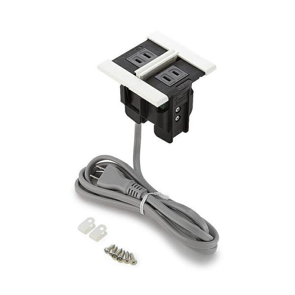 スガツネ工業　LAMP　デスクトップマルチタップ DML型、DMS型　ホワイト　【品番：DML-PP-L-WT】 スガツネ工業 LAMP デスクトップマルチタップ DML型、DMS型 ホワイト