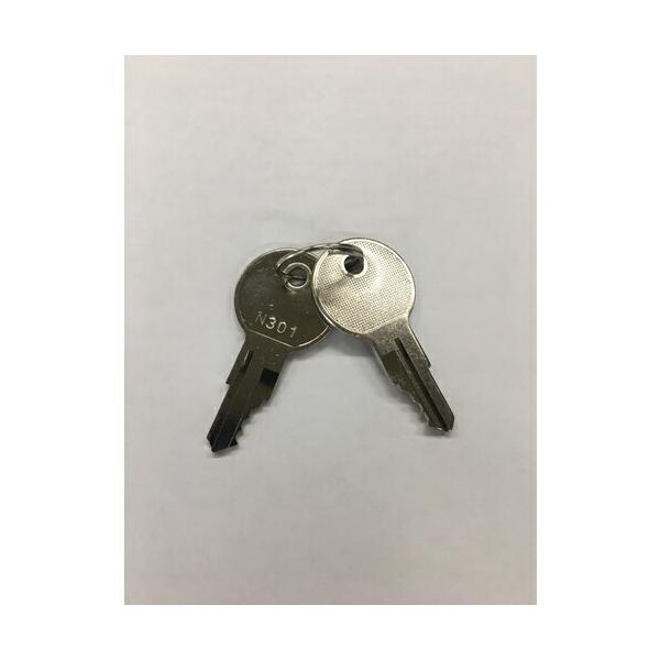 【メール便対応】ナカ工業　天井点検口　ハイハッチ　スペアーキー　Ｎ３０１　（2枚1組）　【品番：HH-SPAREKEY-N301】
