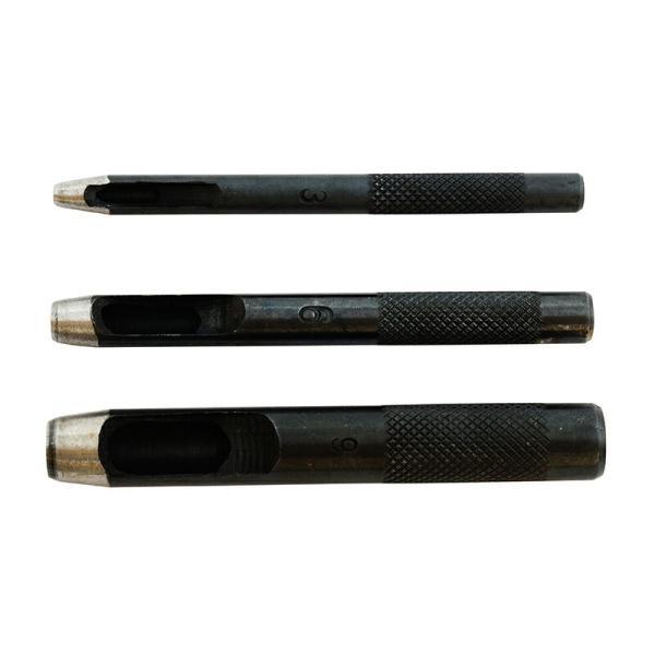 メール便対応】新潟精機 SK 皮抜きポンチセット 3・6・9mm HP-369S