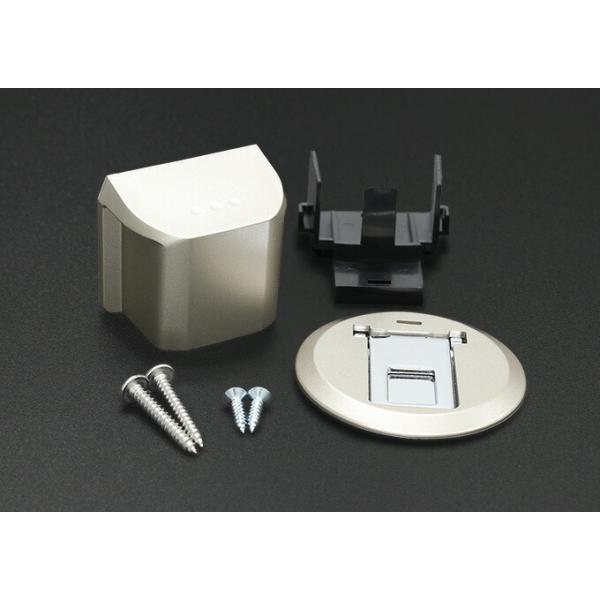 ●マグネットタイプのドアストッパーの本体+受けのセットです。●仮固定機能付です。●Tシルバー色です。●マグネットでドアを止めてレバーハンドルが壁に当たるのを防ぎます。●ドアをロックすることもできます。●木質ドア専用です。●防音ドア、音配慮ド...