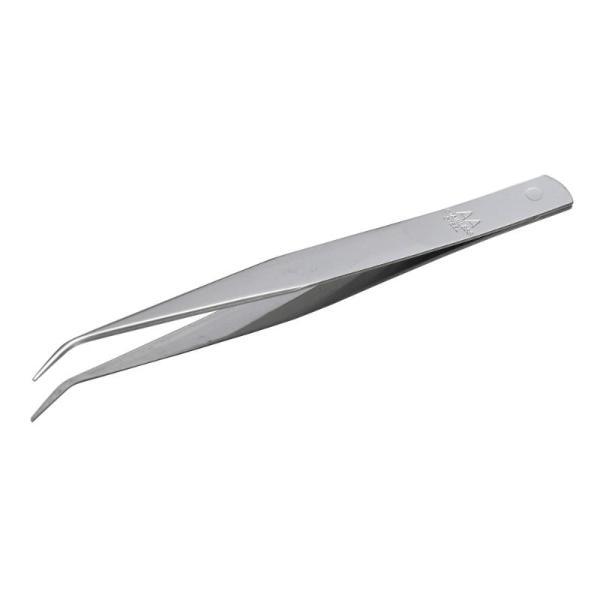 他サイト： 【メール便対応】アネックスツール　ステンレスピンセット AAタイプ 先曲125mm　【品番：126】【JAN：4962485091071】の商品画像