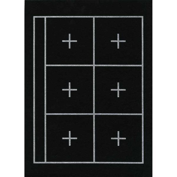 ●しなやかで、しわになりにくい上質のフェルトを使用しております。●練習用に最適な6つのマス目が入っています。●カラー： 黒●型： 6マス入●商品サイズ： 265×360×1mm●商品重量： 22g●素材： ポリエステル、ウール【メーカー名】...