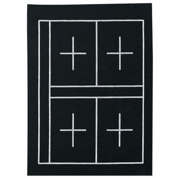 ●しなやかで、しわになりにくい上質のフェルトを使用しております。●練習用に最適な6つと4つのマス目が入っています。●カラー： 黒●型： セリース●商品サイズ： 270×360×1mm●商品重量： 22g●素材： ポリエステル、ウール【メーカ...