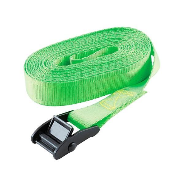 ●スーツケースやアウトドア、お引っ越しなどの際の軽量物の荷締めに最適です。●誰でも簡単に荷締作業、結束作業が行えます。●荷物を傷つけにくいので安心です。●ベルトをバックルに通して引っ張るだけでしっかりと荷締めが行えます。●用途： 荷締め・運...