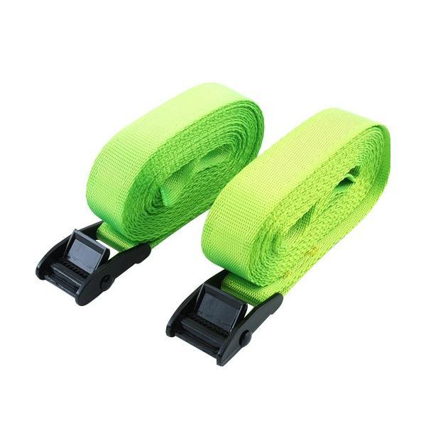 ●スーツケースやアウトドア、お引っ越しなどの際の軽量物の荷締めに最適です。●誰でも簡単に荷締作業、結束作業が行えます。●荷物を傷つけにくいので安心です。●ベルトをバックルに通して引っ張るだけでしっかりと荷締めが行えます。●用途： 荷締め・運...