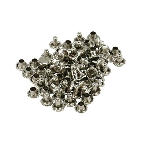 ●メッキ仕上げで、装飾性の高いカシメ玉です。●装飾性に優れています。●用途： ベルト・バッグ・腰袋などの補修・補強。●規格： NO.50MT●商品サイズ： 幅6×高さ6×奥行き6mm●重量： 0.6g●カシメ玉径： 約6.0mm。●足の長さ...
