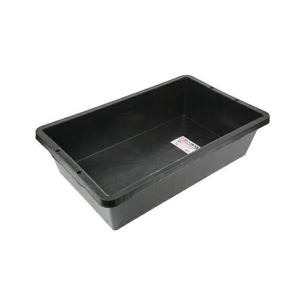 藤原産業　赤長　DIYトロ舟 ブラック 60L　【品番：4977292117814】