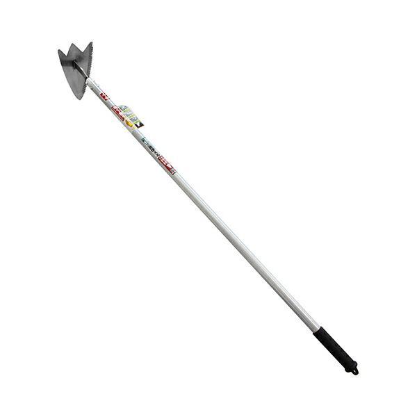他サイト： 藤原産業　千吉　アルミ柄 マルチ三角ホー 1200MM　【品番：4977292613613】の商品画像