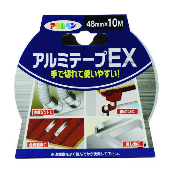 アサヒペン　粘着テープ アルミテープEX 48mm×10m（単品） シルバー/T100　【品番：4970925603289】