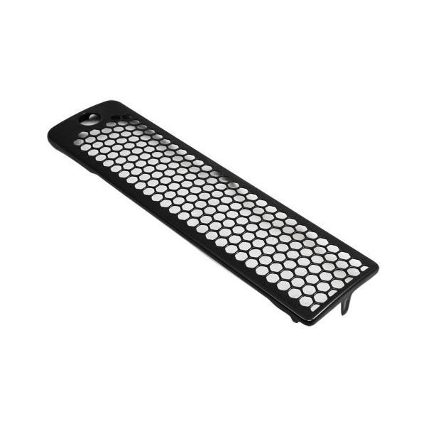 ●グリル排気部分のカバーです。●サイズ： 幅:284.5×奥行:74（mm）、直径:18（mm）の穴1ヶ所●色： 黒