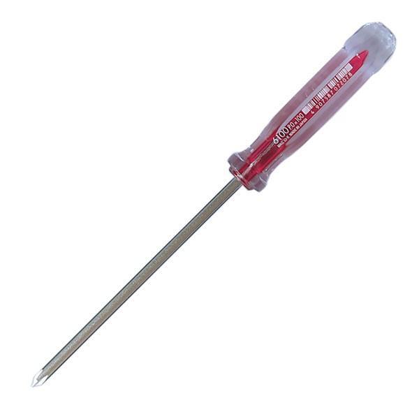 他サイト： 【メール便対応】ベッセル　クリスタラインドライバー（細軸タイプ）　【品番：No.6100（+0×100）】【JAN：4907587072078】の商品画像
