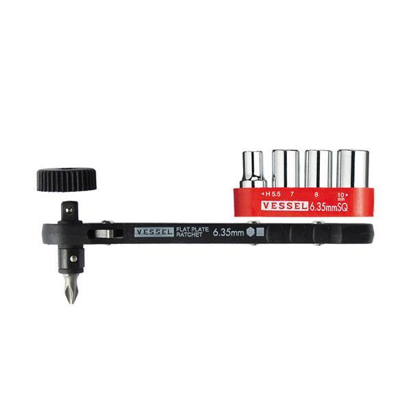 他サイト： ベッセル　板ラチェットソケットドライバーセット　【品番：No.TD-72】【JAN：4907587061744】の商品画像