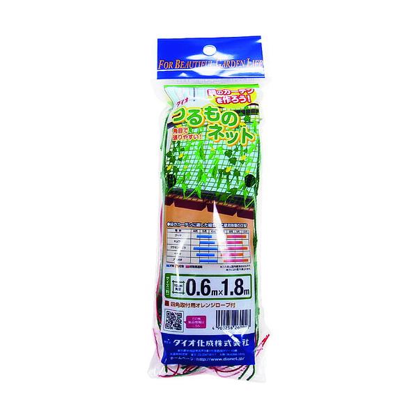 ●【メール便対応】イノベックス（Dio）　つるもの園芸ネット　緑　１０ｃｍ角目　幅０．６ｍ×長さ１．８ｍ　【品番：260947】