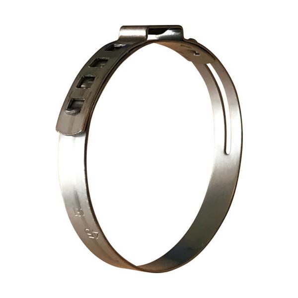 特長●広範囲の径に対応して使用できる加締めバンドです。●フックのかける位置によって加締め範囲を調整します。●半径方向からの組付けが可能です。用途●ドライブシャフトブーツなどの締結に。●自動車用。●一般産業用。仕様●最大径(mm)：45●最小...