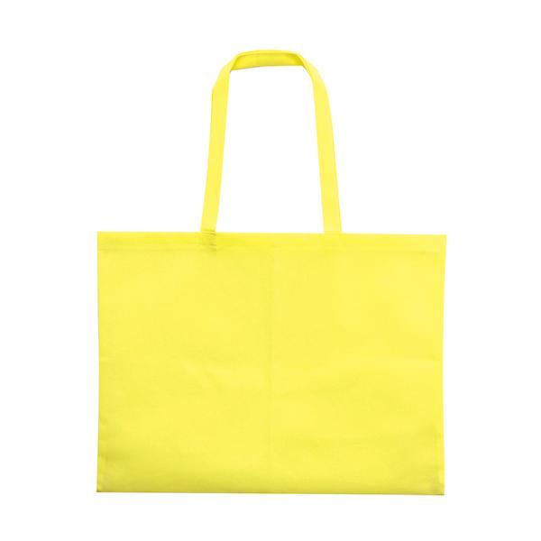 特長●両サイドと開口部の折り返しが縫製仕上げとなっている、5cmマチがついた不織布バッグです。●持ち手が長いため肩掛けで使用することができます。●4切画用紙や、A2サイズの用紙を折らずに入れられるサイズです。●水性・油性ペン、色鉛筆、クレヨ...