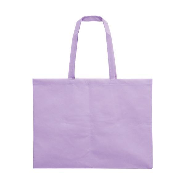 特長●両サイドと開口部の折り返しが縫製仕上げとなっている、5cmマチがついた不織布バッグです。●持ち手が長いため肩掛けで使用することができます。●4切画用紙や、A2サイズの用紙を折らずに入れられるサイズです。●水性・油性ペン、色鉛筆、クレヨ...