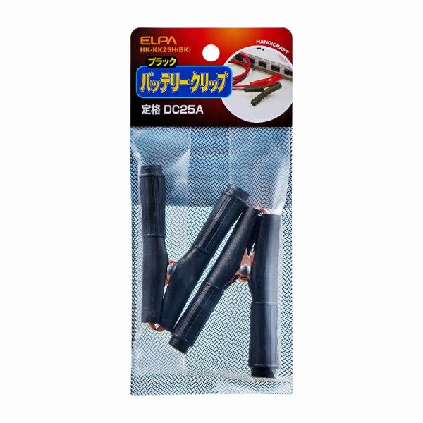 ●はさみ部も絶縁で覆われているので安全●定格： DC25A●材質： 光沢カッパータイト●入数： 2個●全長： 84mm●カラー： ブラック【メーカー名】朝日電器（株）【メーカー品】HK-KK25H（BK）
