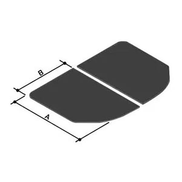LIXIL（INAX） 薄型保温組フタ レザー調ブラック 【品番：YFK-1280B（4 