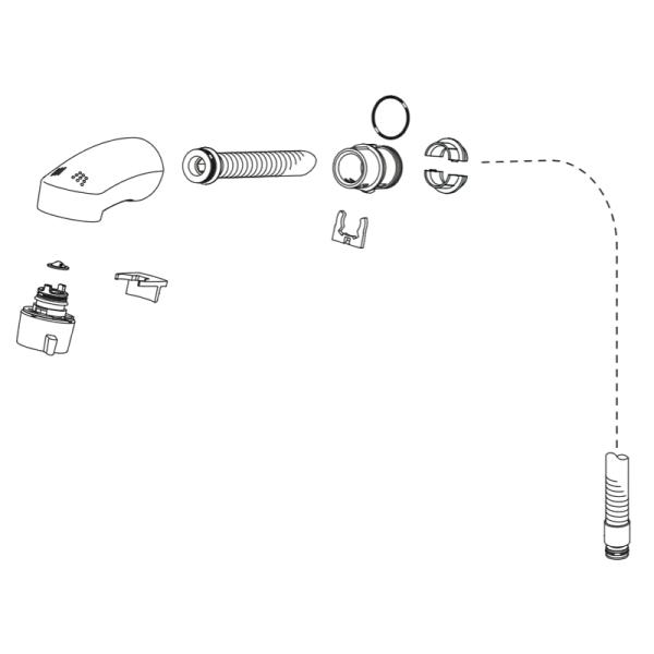 LIXIL（INAX） シャワーヘッドASSY 【品番：A-8758】【14】 : 生活雑貨