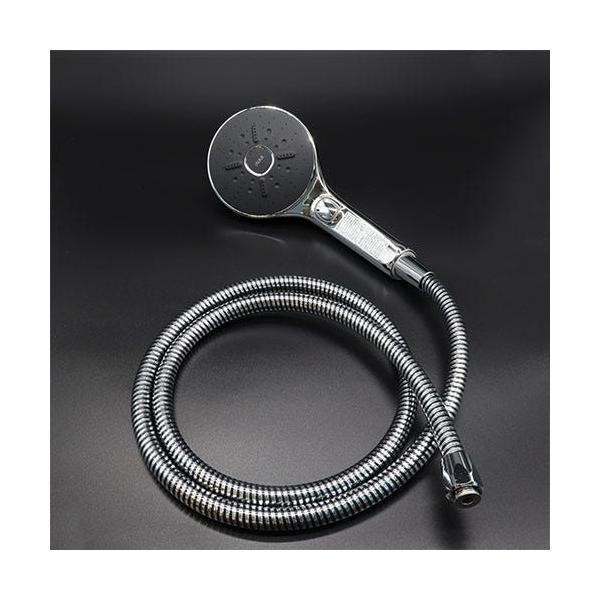 LIXIL エコアクアシャワーSPA　メタル調、ブラック LIXIL（INAX） スイッチ付エコアクアシャワーSPA メタル調、ブラック