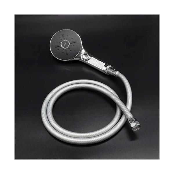 LIXIL エコアクアシャワーSPA　メタル調、ブラック LIXIL（INAX） スイッチ付エコアクアシャワーSPA メタル調、ブラック