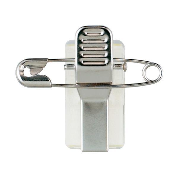 特長●金属クリップ・安全ピン付です。●裏面に粘着テープ付です。仕様●縦(mm)：27●横(mm)：30●厚さ(mm)：11●タイプ：金属●本体：W30XD11H27mm質量・質量単位●2.5g【メーカー名】オープン工業（株）【メーカー品番】...