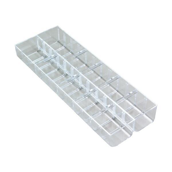 特長●ねじなどの小物部品がとりやすいカーブ付内壁です。●Ｂ-10各種に使えます。●用途・目的により、内箱を交換でき自由な組み合わせが可能です。仕様●外形寸法(mm)間口×奥行×高さ：88×245×34.5●1列仕訳数：11等分●長手方向に2...