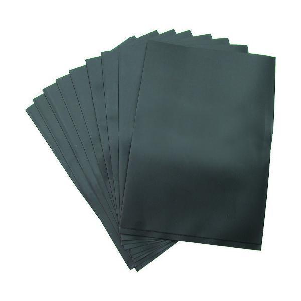 特長●内容物を同電位に保ち、静電気障害から守ります。●カーボン練り込みタイプです。用途●電子部品および電子部品実装基板の静電防止。仕様●幅(mm)：100●長さ(mm)：150●厚さ(mm)：0.1●表面抵抗値(Ω)：Rs≦1×10［［の６...