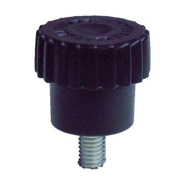 【特長】●外周のくぼみが操作性を高めています。●つかみやすいロングタイプです。【用途】●工作機器、治工具、事務機器、OA機器等に。●外径（mm）： 25●色： 黒●ノブ高さ（mm）： 27●ねじ寸法： M6×1.00●ねじ長さ（mm）： 2...