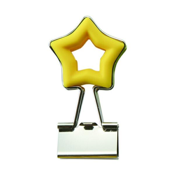 特長●かわいい星型クリップ用途●ノートや手帳に仕様●挟口寸法(mm)：32●とじ枚数(枚)：約90●色：黄●縦(mm)：62●横(mm)：32●幅(mm)：15材質●ABS樹脂●スチール●ハガネ線●ニッケルメッキ質量・質量単位●10.8g【...