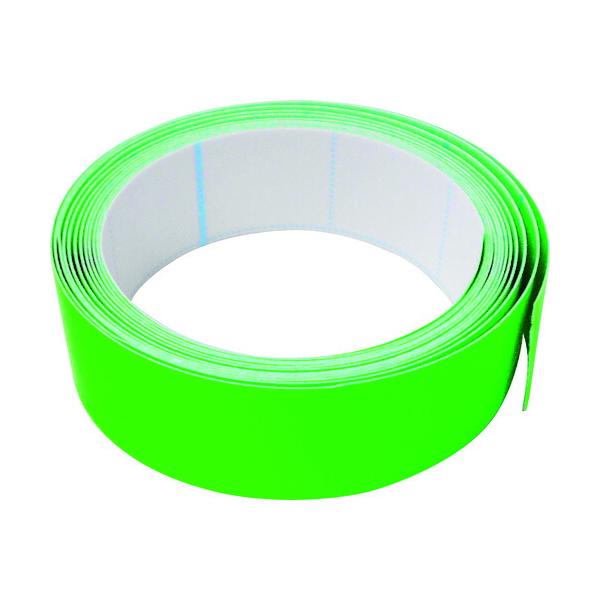 特長●光を集めて昼に目立ちます。●暗い場所では光りません。●明るい場所でもはっきりと存在を認識できます。用途●昼間、台車やヘルメットの視認性アップに。仕様●色：緑●幅(mm)：18●長さ(m)：2●厚さ(mm)：0.17●粘着力：35.3N...