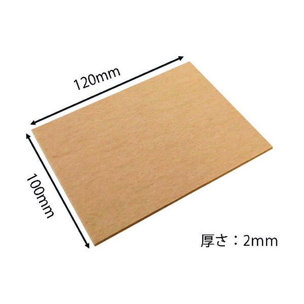 特長●貼る場所の大きさに合わせて自由にカット粘着付きで取り付け簡単です。用途●イス等を動かすときのキズや衝撃音を防止に。仕様●幅(mm)：120●奥行(mm)：100●厚さ(mm)：2●色：薄茶材質●ウール：60％●レーヨン：40％質量・質...