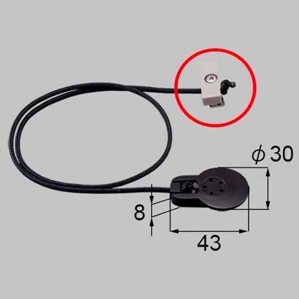 ●デュオイタリヤ手動用ＭＣ●内容物：  本体、ひも、マグネット、取付部●製品色： Ｋ、Ｄ用【メーカー名】（株）LIXIL【メーカー品番】HACK607