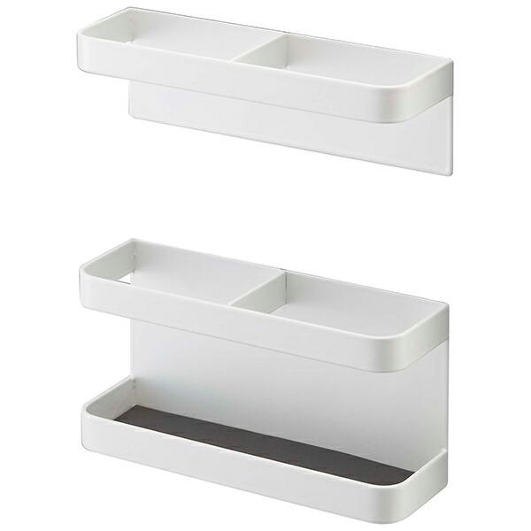 ●マンションの鉄製扉など、磁石のくっつくあらゆる場所に取り付け可能。●下ホルダーは仕切りを利用して折り畳み傘を収納可能。●ドアがコンパクトな傘の収納スペースに！●強力磁石で取り付け自在！●商品サイズ： 上:約16×5×5cm、下:約16×5...